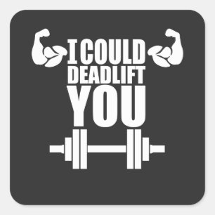 Sticker Carré Je Pourrais Te Déporter