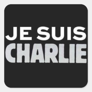 Sticker Carré Je Suis Charlie