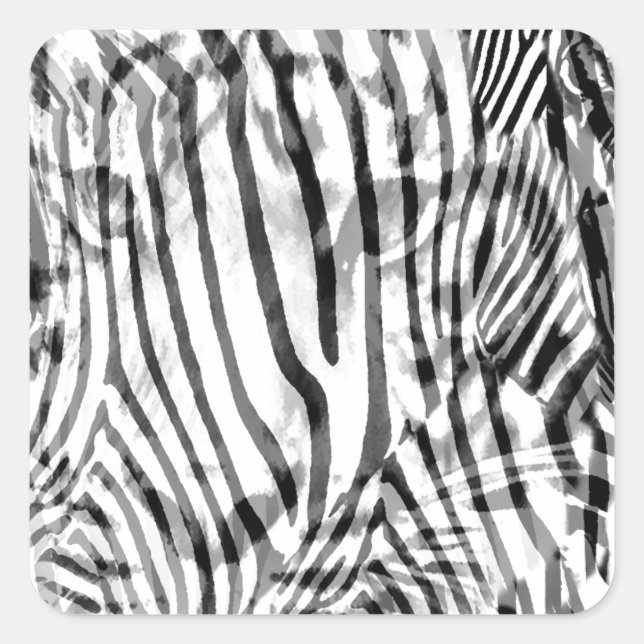 Sticker Carré Je suis conscient_ (Devant)