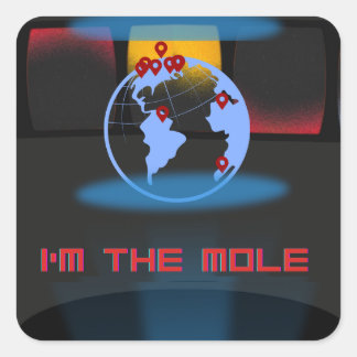 Sticker Carré Je suis la Mole