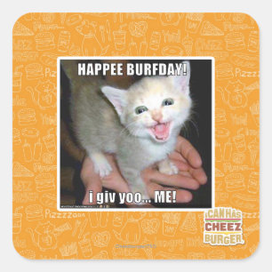 STICKER CARRÉ JE SUIS VENUE LE VENDREDI !