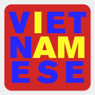 STICKER CARRÉ JE SUIS VIETNAMAIS