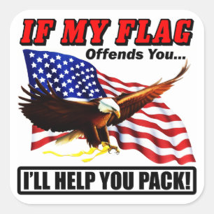 Sticker Carré Je T'Aiderai À Embalayer !