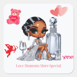 Sticker Carré Je T'Aime