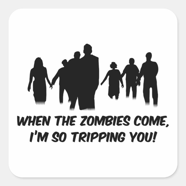 Sticker Carré Je vous dérobe tellement (Devant)