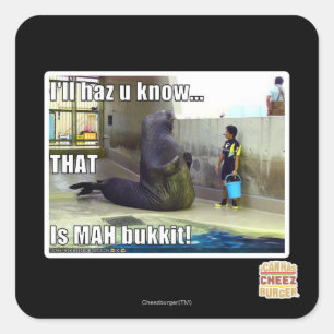 Sticker Carré Je vous le ferai savoir