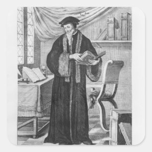 Sticker Carré Jean Calvin