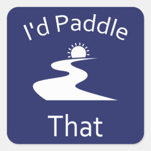 Sticker Carré J'empalerais ça