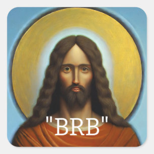 Sticker Carré Jésus