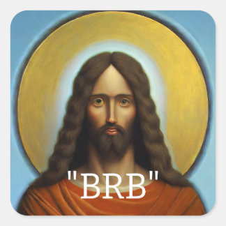 Sticker Carré Jésus