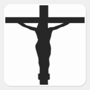 STICKER CARRÉ JESUS CHRIST