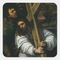 Jésus portant la croix, c.1535 (huile sur panneau)