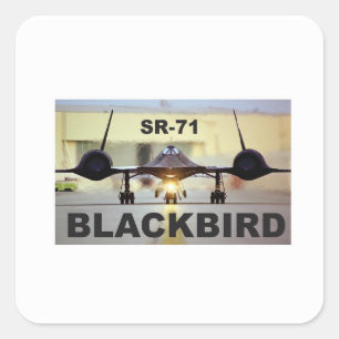 Sticker Carré jet chaud de noir