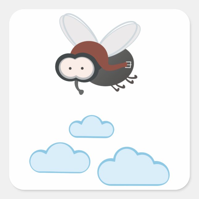 Sticker Carré J'étais si défoncé (Devant)