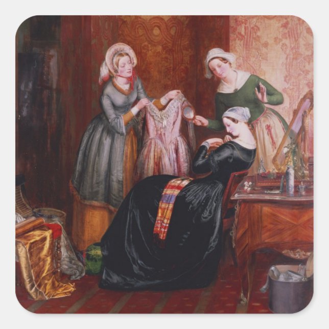 Sticker Carré Jeter ses mauvaises herbes (Devant)