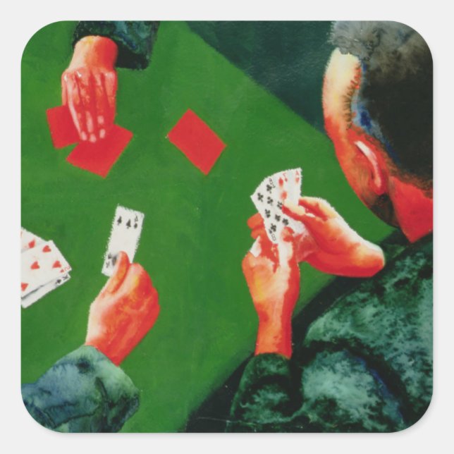 Sticker Carré Jeu de cartes 1988 (Devant)