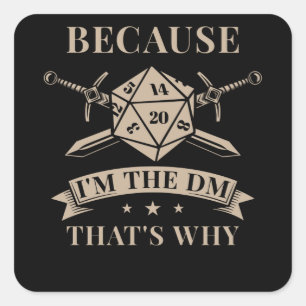 Sticker Carré Jeu de table jeu principal