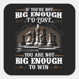 Sticker Carré Jeu d'échecs