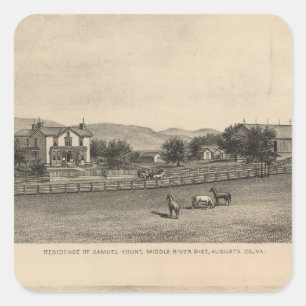 Sticker Carré Jeunes résidences