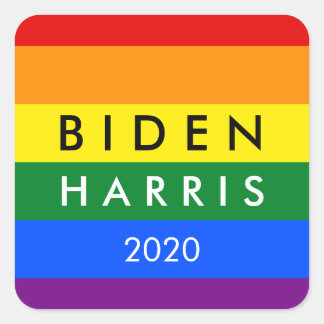 Sticker Carré Joe Biden Kamala Harris 2020