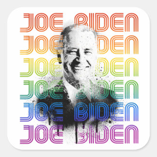 Sticker Carré Joe Biden Pride