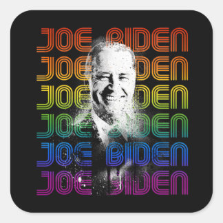 Sticker Carré Joe Biden Pride