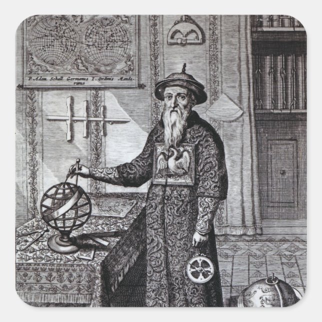 Sticker Carré Johann Adam Schall von Bell (Devant)