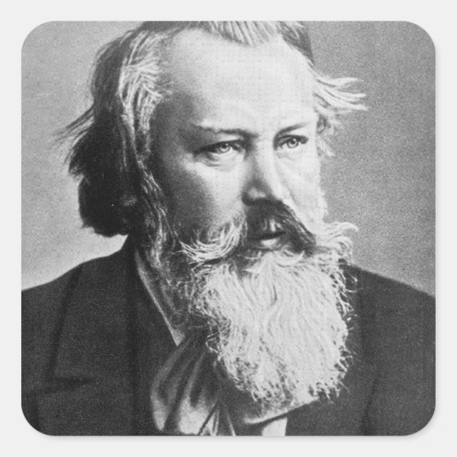 Sticker Carré Johannes Brahms, 1879 (Devant)