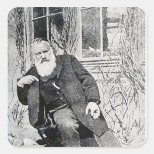 Sticker Carré Johannes Brahms, c.1897