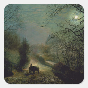 Sticker Carré John Atkinson Grimshaw Forge Valley
