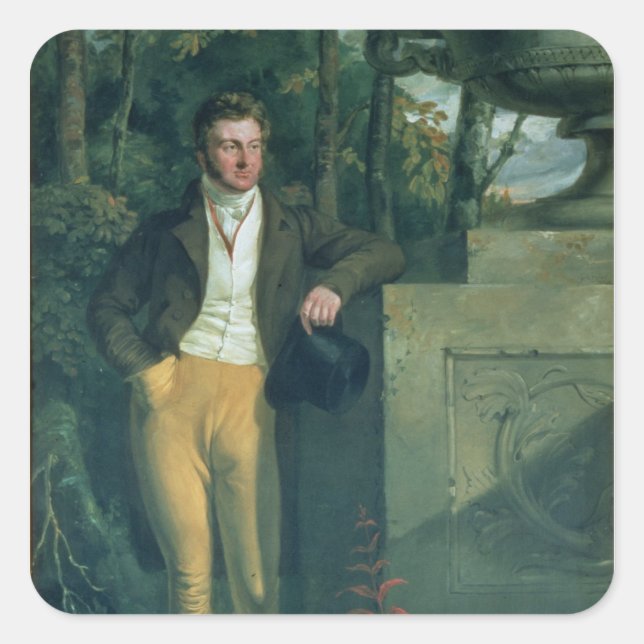 Sticker Carré John Charles, 3e Earl Spencer (Devant)