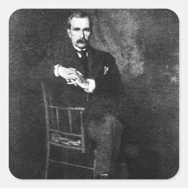 Sticker Carré John Davison Rockefeller (Devant)