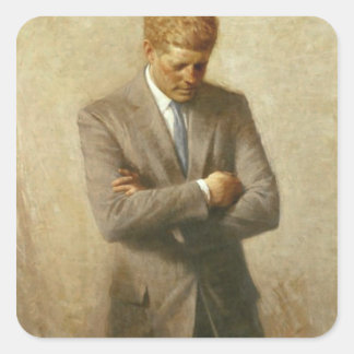 Sticker Carré John F. Kennedy