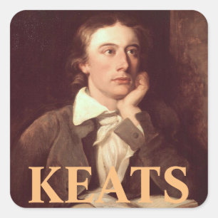 Sticker Carré John Keats