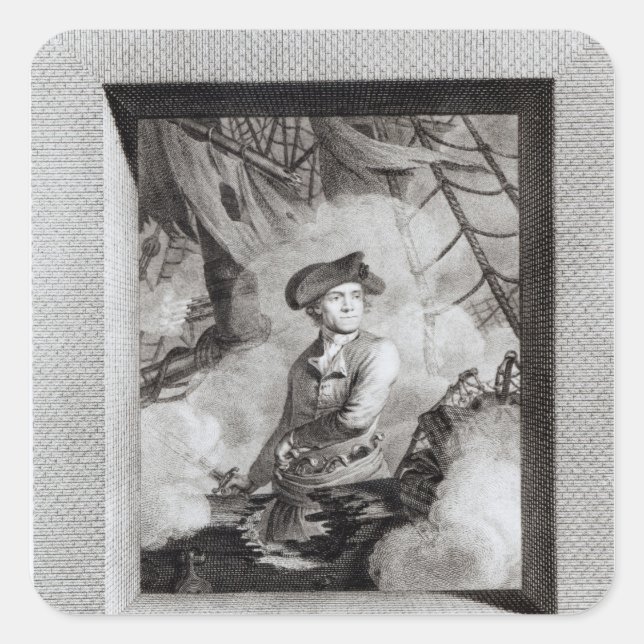 Sticker Carré John Paul Jones (Devant)