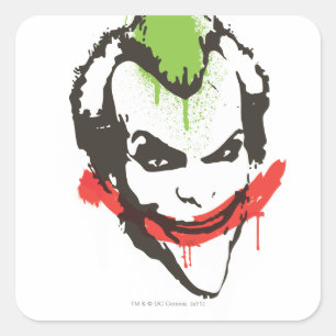 Sticker Carré Joker Graffiti