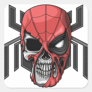 Sticker Carré Joli Stikers Halloween