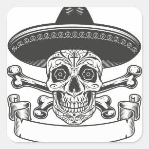 Sticker Carré Joli Stikers Halloween