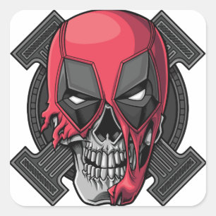 Sticker Carré Joli Stikers Halloween