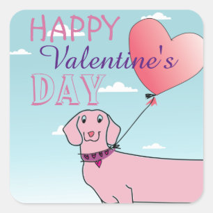 Sticker Carré Jolie Saint-Valentin