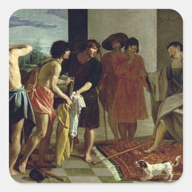 Sticker Carré Joseph's Coat, 1630 (Devant)