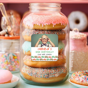 Sticker Carré Jouets Jouets Retro Transport Photo Enfant Fête d'