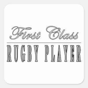Sticker Carré Joueurs de rugby : Joueur de rugby de première cla