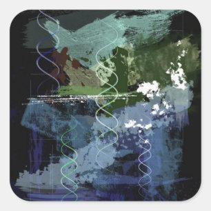 Sticker Carré Jour 5 de la Genèse : Créatures