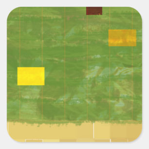 Sticker Carré Jour de la Genèse 3 : Végétation 2014