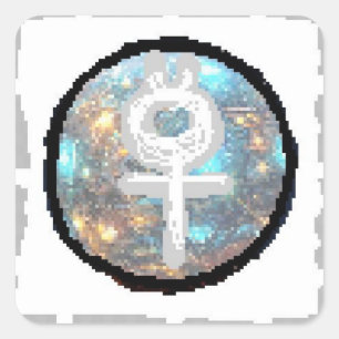 Sticker Carré Jour du mercure