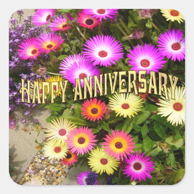 STICKER CARRÉ JOURNÉE EN PIERRE VIVANTE (Devant)