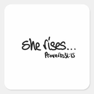 Sticker Carré Journée internationale de la femme Femmes chrétien