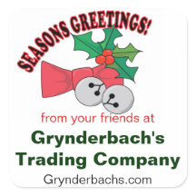 Joyeuses Fêtes Jingle Bells et Holly