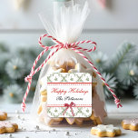 Sticker Carré Joyeuses fêtes Mistletoe Red Bow Custom Christmas<br><div class="desc">Happy Holidays Mistletoe Red Bow Custom Christmas Stickers Étiquette dispose d'élégante et élégante aquarelle verte mélodie florale accentuée avec un arc rouge avec le texte superposé "Happy Holidays" dans la typographie de script de calligraphie moderne et personnalisée avec votre nom de famille ou texte personnalisé. Ajoutez une touche de finition...</div>